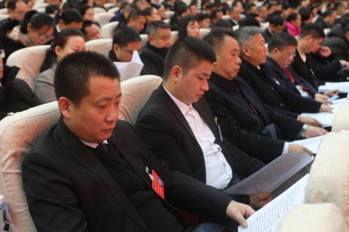 李宜堂代表政协怀化市第五届委员会常务委员会向大会作报告